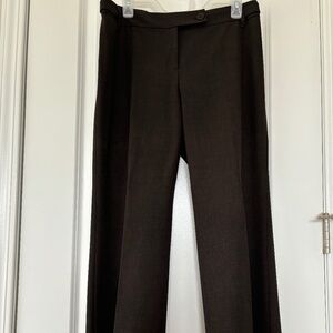 Ann Taylor 10P  dress pant Chocolate brown